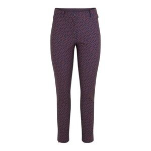 J.Lindeberg Women's Pia Print Golf Pant Red Navy Size 30/10